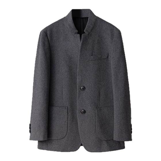 Foreign trade cabinet removal high-end wool woolen coat men's 2025 spring new stand collar business casual blazer
Foreign trade cabinet removal high-end wool woolen coat men's 2025 spring new stand collar business casual blazer