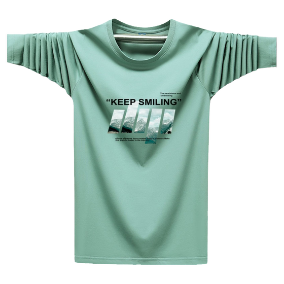 Autumn long-sleeved T-shirt men's modal cotton loose top new style teenager fashion large-size round neck T-shirt base shirt
Autumn long-sleeved T-shirt men's modal cotton loose top new style teenager fashion large-size round neck T-shirt base shirt
