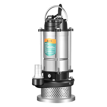 ປັ໊ມ submersible ສະແຕນເລດ 220V ເຄື່ອງສູບນ້ໍາຂະຫນາດນ້ອຍໃນຄົວເຮືອນ lift high flow ຂະຫນາດໃຫຍ່ ສູບນ້ໍາກະສິກໍາອັດຕະໂນມັດ pump sewage