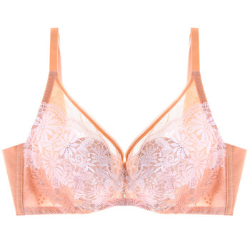 Imanli ຊຸດຊັ້ນໃນ lace ຂະຫນາດໃຫຍ່ບາງໆ sexy seamless breathable ຄວາມຊົງຈໍາ underwire push-up bra DYB9106