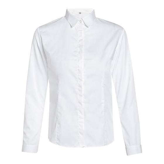 New spring and summer long-sleeved white shirt for women's professional formal wear work clothes vertical striped shirt commuting inner slim body
New spring and summer long-sleeved white shirt for women's professional formal wear work clothes vertical striped shirt commuting inner slim body