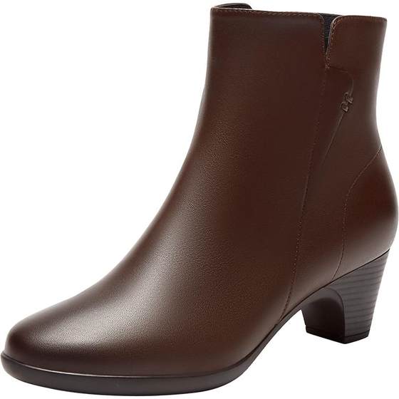 Bata fashion boots for women in autumn and winter new style fashionable soft sole commuting versatile thick high heel short boots AQ772DD3
Bata fashion boots for women in autumn and winter new style fashionable soft sole commuting versatile thick high heel short boots AQ772DD3