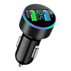 Car charger mobile phone super fast charging head car charger cigarette lighter conversion plug adapter usb cable car use