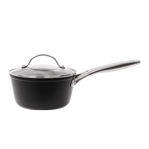(self-employed) Swissdiamond crystal aluminum pan home aluminum alloy pan long handle multifunction milk pan 18cm