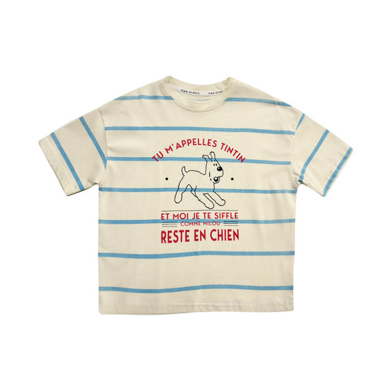 Summer children's cute cartoon cotton striped t -shirt ivan family children's clothing boys girl girl bottom shirt short sleeve top
Summer children's cute cartoon cotton striped t -shirt ivan family children's clothing boys girl girl bottom shirt short sleeve top