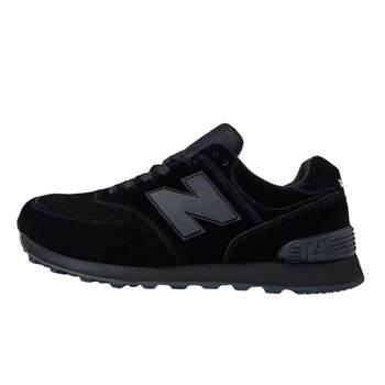 NEW BLACK ONE ເກີບຜູ້ຊາຍ Spring and Summer New 574 Couple Sports Shoes Men's and Women's Style Running Shoes