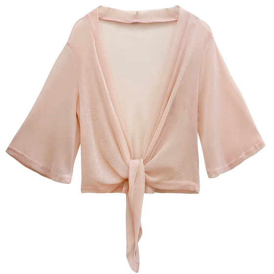 Comes with a camisole skirt and a top up for summer women's oversized chubby MM thin short jacket, sun protection cardigan, versatile shawl Comes with a camisole skirt and a top up for summer women's oversized chubby MM thin short jacket, sun protection cardigan, versatile shawl