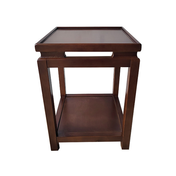 New Chinese-style solid wood square chess and card room Mahjong machine table side tea table tea cabinet corner tea cup holder
New Chinese-style solid wood square chess and card room Mahjong machine table side tea table tea cabinet corner tea cup holder