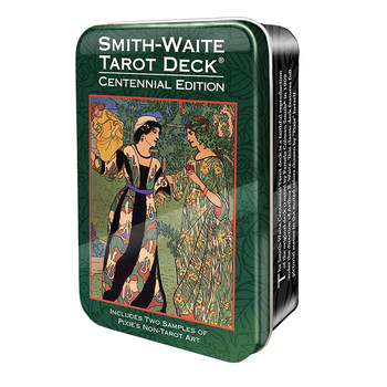 ນຳເຂົ້າຂອງແທ້ Waite Centenary Waite Tarot Iron Box Edition Smith Waite Tarot