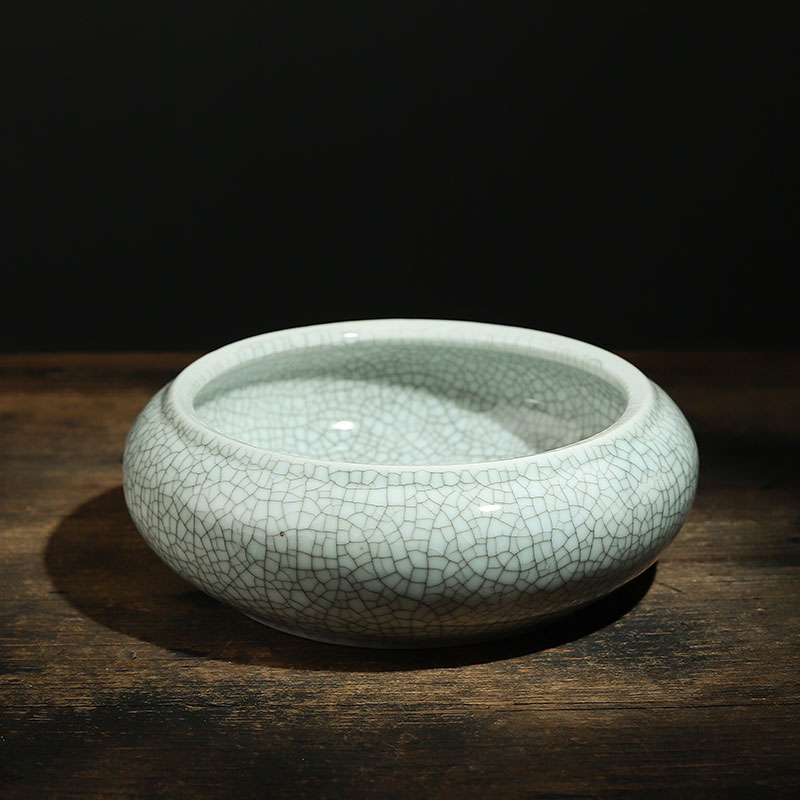 景德鎮青花瓷毛筆筒陶瓷筆筒毛筆桶仿古復古中國風大小號毛筆筆筒