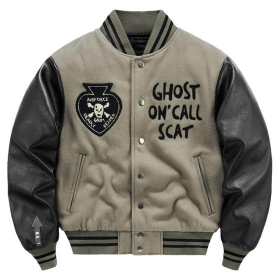 VIP winter woolen cotton baseball uniform for men's American retro leather sleeve splicing cotton coat thickened warm jacket trendy
VIP winter woolen cotton baseball uniform for men's American retro leather sleeve splicing cotton coat thickened warm jacket trendy
