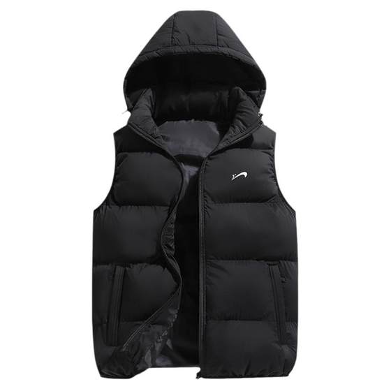 Noble bird cotton vest men's winter 2024 new men wearing hooded hooded honeypot women's shoulders to keep the vest autumn Noble bird cotton vest men's winter 2024 new men wearing hooded hooded honeypot women's shoulders to keep the vest autumn
