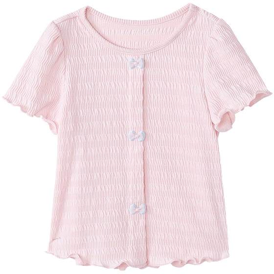 Disha official children's clothing girls T-shirts in summer new style for girls, babies, children's fashionable short-sleeved round neck top
Disha official children's clothing girls T-shirts in summer new style for girls, babies, children's fashionable short-sleeved round neck top
