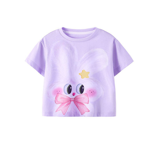 Girls T-shirt Summer Breathable Baby Top Summer Baby Short Sleeve Summer Children's Clothing Children's Clothing Summer
Girls T-shirt Summer Breathable Baby Top Summer Baby Short Sleeve Summer Children's Clothing Children's Clothing Summer