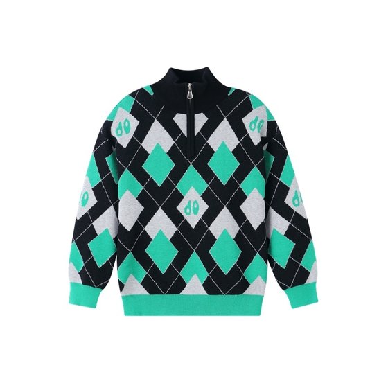 jojo children's clothing boys' winter long-sleeved vertical collar sweater children's loose trendy brand plaid warm sweater cool
jojo children's clothing boys' winter long-sleeved vertical collar sweater children's loose trendy brand plaid warm sweater cool