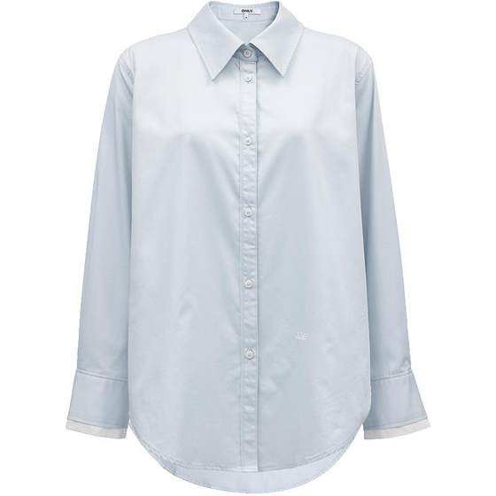 ONLY2025 summer new simple embroidery design commuter loose micro shoulder long sleeve lapel shirt for women
ONLY2025 summer new simple embroidery design commuter loose micro shoulder long sleeve lapel shirt for women