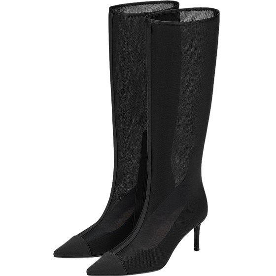 73hours women's shoes Kylie winter new pointed mesh high heel long boots slim fashion boots for women summer
73hours women's shoes Kylie winter new pointed mesh high heel long boots slim fashion boots for women summer