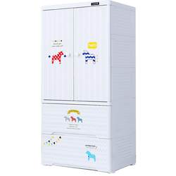Yeya large multi-layer baby storage cabinet baby plastic wardrobe baby cabinet baby locker simple children's cabinet