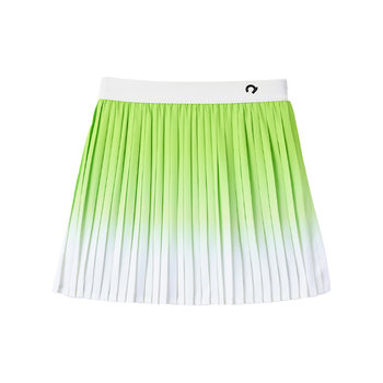 Happynocnoc vitality gradient pleated skirt ເດັກນ້ອຍ breathable ກໍ່ສ້າງໃນກະໂປງ tennis bottoming