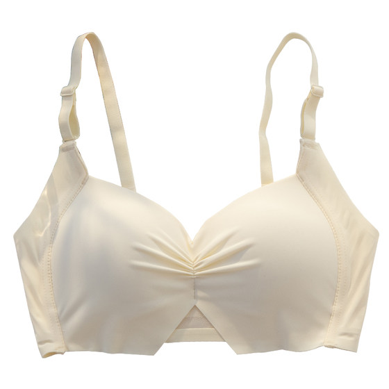 Women without a marked underwear, small breasts, small, thin, steel ringless girl wind gathers auxiliary breasts, anti -sagging bra, bra, summer Women without a marked underwear, small breasts, small, thin, steel ringless girl wind gathers auxiliary breasts, anti -sagging bra, bra, summer