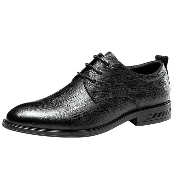 Aokang men's shoes spring and autumn, fashionable embossed business formal leather shoes men's genuine leather comfortable lace-up commuting shoes
Aokang men's shoes spring and autumn, fashionable embossed business formal leather shoes men's genuine leather comfortable lace-up commuting shoes
