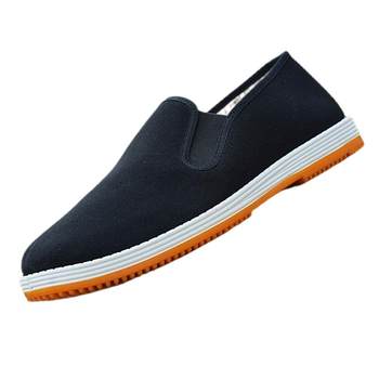 Yongshu ໃສ່ເກີບຜ້າ, ເກີບຂັບລົດ, breathable flat-heeled heeled lazy shoes, summer summer old Beijing shoes, work shoes