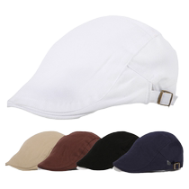 Customized catering beret mens custom printed logo peaked hat waitress work hat diy hat custom made