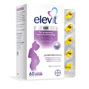 Elevit DHA ນ້ໍາ algae ພິເສດສໍາລັບແມ່ຍິງຖືພາ Elevit soft capsules flagship ໃນລະຫວ່າງການຖືພາແລະ lactation