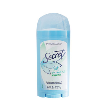 ຈັດສົ່ງຟຣີ American Secret Antiperspirant deodorant ຂີ້ແຮ້ຂີ້ແຮ້ ຕ້ານເຫື່ອ 73g unscented PH balanced