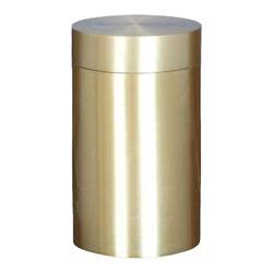 Brass tea can tea can portable small sealed can storage travel portable Pu'er tea storage box ashtray