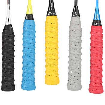 ຢາງແບດມິນຕັນ tennis racket perforated breathable keel sweat-absorbent band slingshot fishing rod non-slip handle wrapping strap