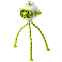 babycare stroller small fan octopus handheld portable charging mosquito repellent light sound can shake the head music outdoor desktop children baby stroller crib leafless baby long life