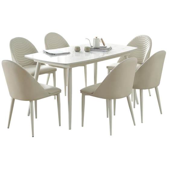 Quanyou Home Stone Table Modern High-end Living Room Home Internet Celebrity Cream Style Dining Table Chair Combination
Quanyou Home Stone Table Modern High-end Living Room Home Internet Celebrity Cream Style Dining Table Chair Combination