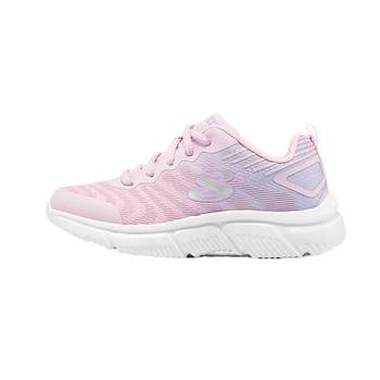 Skechers Authentic Outlet Spring Breathable Gradient Color Breathable Mesh Sneakers ສໍາລັບເດັກຍິງ, ເດັກນ້ອຍກາງແລະໃຫຍ່