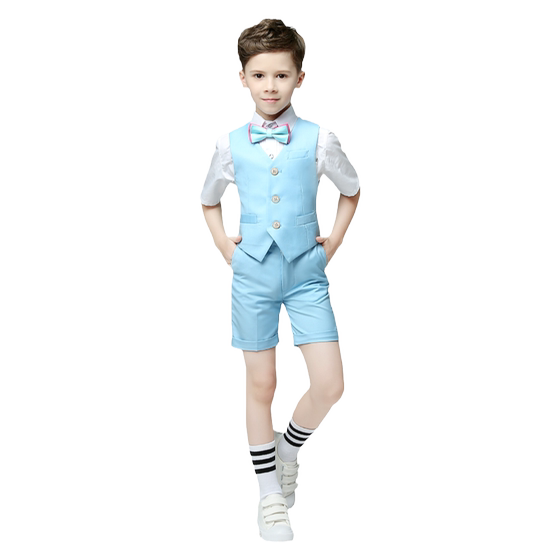 Romon children's dress vest suit graduation boys small suit host performance costume piano flower boys suit
Romon children's dress vest suit graduation boys small suit host performance costume piano flower boys suit