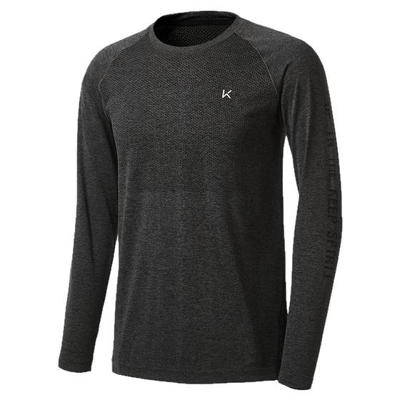 Keep men's long-sleeved T-shirt Spring and Autumn moisture absorption and quick-drying breathable round neck T-shirt running sports fitness suit men's top Keep men's long-sleeved T-shirt Spring and Autumn moisture absorption and quick-drying breathable round neck T-shirt running sports fitness suit men's top
