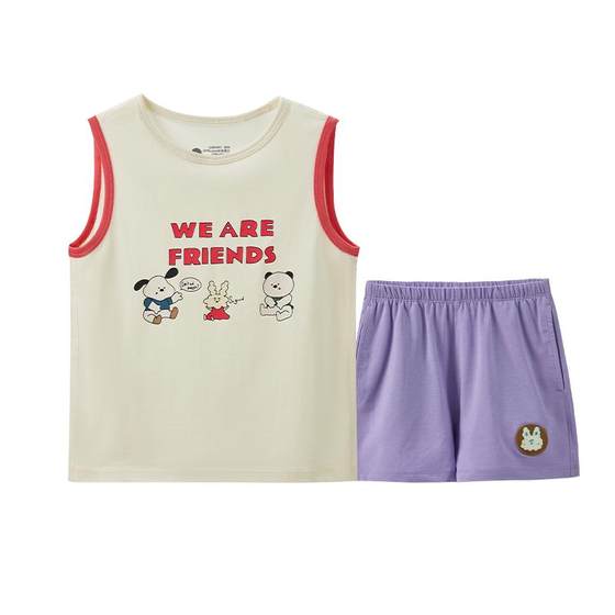 Q21 children's printed vest shorts suit summer thin moisture-absorbent and breathable outer wear for boys and girls Class A suit
Q21 children's printed vest shorts suit summer thin moisture-absorbent and breathable outer wear for boys and girls Class A suit