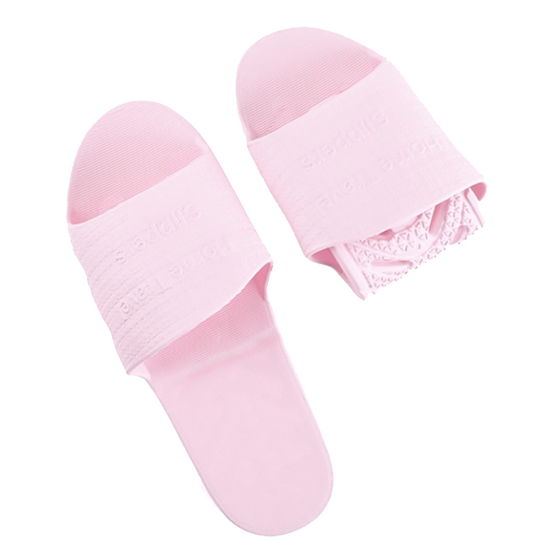 Folding slippers Portable travel bathroom Anti -slip men's and female couples traveling hotel bathing home slippers Folding slippers Portable travel bathroom Anti -slip men's and female couples traveling hotel bathing home slippers