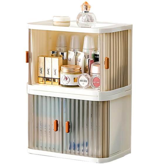 Yeya desktop storage box cosmetics table storage rack dustproof cabinet snack office station organization box
Yeya desktop storage box cosmetics table storage rack dustproof cabinet snack office station organization box