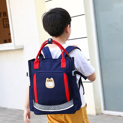 Tuition bag, primary school student schoolbag, backpack, portable children's tutoring bag, hand-held study bag, custom printed logo