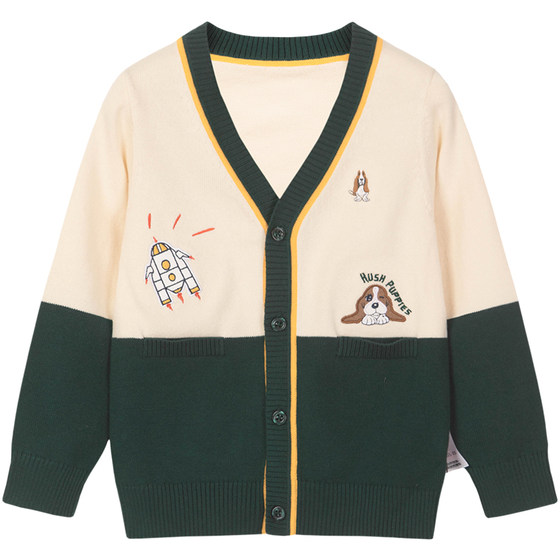 Xiabushi children's clothing boys sweater jacket children's spring and autumn new cartoon thread cardigan children's V-neck knitted sweater
Xiabushi children's clothing boys sweater jacket children's spring and autumn new cartoon thread cardigan children's V-neck knitted sweater