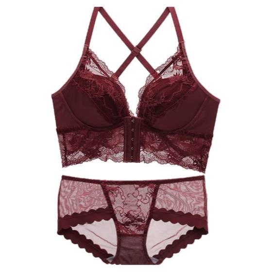 Front buttoned underwear for women with small breasts gathered without steel ring bra adjustment type red wedding sexy bra set
Front buttoned underwear for women with small breasts gathered without steel ring bra adjustment type red wedding sexy bra set