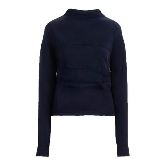 Zhao Lusi, the same yoga clothing sports jacket outer jacket, women running, thinning stand -up zipper, long -sleeved autumn and winter Zhao Lusi, the same yoga clothing sports jacket outer jacket, women running, thinning stand -up zipper, long -sleeved autumn and winter