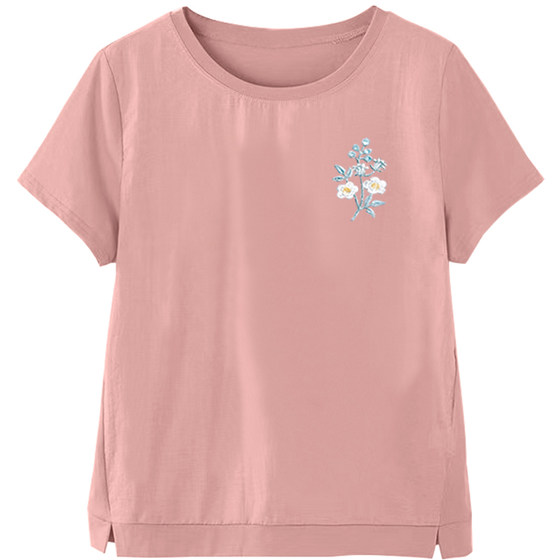 Cotton short -sleeved T -shirt Female summer mother round neck top Loose middle -aged and elderly ladies casual fashion all -cotton summer dress
Cotton short -sleeved T -shirt Female summer mother round neck top Loose middle -aged and elderly ladies casual fashion all -cotton summer dress