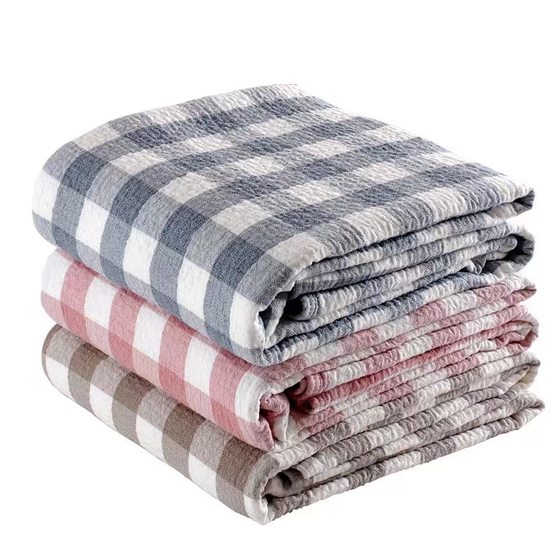 Class A full cotton Japanese three-layer gauze towel quilt sofa blanket single double thick sheet bed cover dual purpose Class A full cotton Japanese three-layer gauze towel quilt sofa blanket single double thick sheet bed cover dual purpose