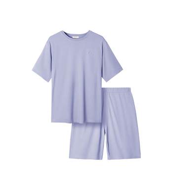 Goldlion ຄູ່ນອນ pajamas ຜູ້ຊາຍ summer 2023 ໃຫມ່ສັ້ນແຂນສັ້ນ t-shirt ເຢັນແມ່ຍິງໃສ່ເຮືອນຊຸດ