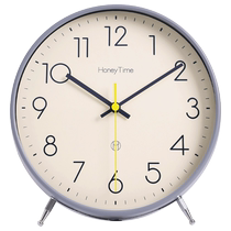 2024 New Clock Pendulum Table Alarm Clock Desktop Table Clock Living Room Large Size Display Table Clock Silent Ornament
