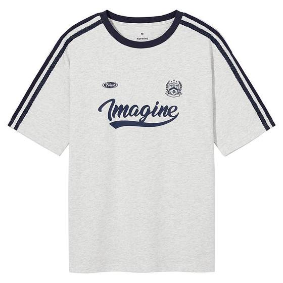 Women's loose short T hot air 2025 summer new women's sports style short-sleeved T loose casual versatile top
Women's loose short T hot air 2025 summer new women's sports style short-sleeved T loose casual versatile top