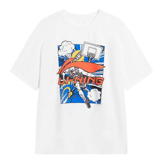 Li Ning short-sleeved T-shirt for men and women in the same style spring and summer new cotton printed sports top for women loose short-sleeved men
Li Ning short-sleeved T-shirt for men and women in the same style spring and summer new cotton printed sports top for women loose short-sleeved men