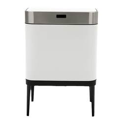 Intelligent induction classification trash can kitchen large capacity household stainless steel light luxury office living room tall electric